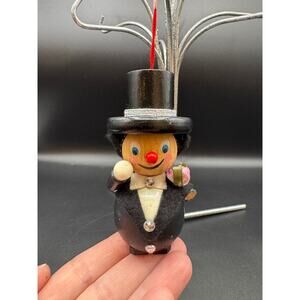 VTG Steinbeck Wooden Ornament, Handmade in Germany